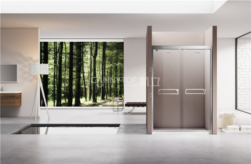 富有現代感的淋浴房設計,極簡線條美感十足